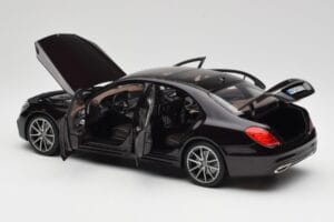Mercedes S-Class W222 AMG Line Ruby ブラックメタリック Norev 1:18 183483 メタル - 画像 5/8