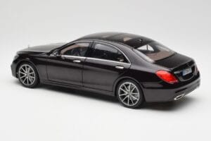 Mercedes S-Class W222 AMG Line Ruby ブラックメタリック Norev 1:18 183483 メタル - 画像 7/8
