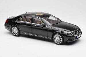 Mercedes S-Class W222 ブラックメタリック Norev 1:18 183480 メタル - 画像 6/8