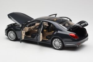 Mercedes S-Class W222 ブルーアンスラサイト Metallic Norev 1:18 B66960157 メタル - 画像 5/8