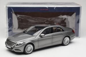 Mercedes S-Class W222 Grey Metallic Norev 1:18 183481 メタル - 画像 8/8