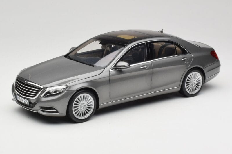 Mercedes S-Class W222 Grey Metallic Norev 1:18 183481 メタル