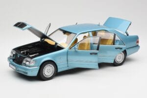 Mercedes S500 W140 ターコイズ メタリック Norev 1:18 183561 メタル - 画像 2/8
