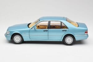 Mercedes S500 W140 ターコイズ メタリック Norev 1:18 183561 メタル - 画像 4/8