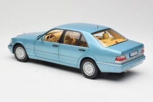 Mercedes S500 W140 ターコイズ メタリック Norev 1:18 183561 メタル - 画像 7/8