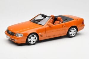 Mercedes SL 500 R129 オレンジメタリック Norev 1:18 183752 メタル