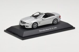 Mercedes SL 63 AMG R230 Silver Metallic Minichamps 1:43 B66960018 メタル - 画像 2/4