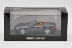 Mercedes SL R230 ブラック Minichamps 1:43 B66961922 メタル - 画像 4/4