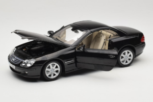 Mercedes SL R129 ブラック Minichamps 1:18 B66962171 メタル - 画像 3/11