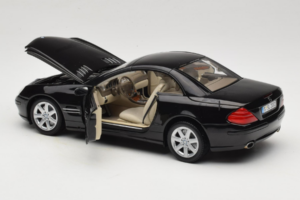 Mercedes SL R129 ブラック Minichamps 1:18 B66962171 メタル - 画像 10/11