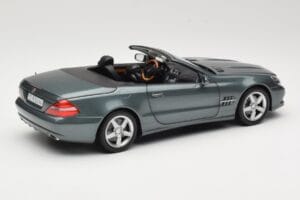 Mercedes SL R230 Amiant Green Minichamps 1:18 B66962389 メタル - 画像 3/8