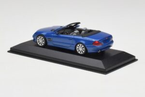 Mercedes SL R230 タンザナイトブルー Minichamps 1:43 B66962250 メタル - 画像 3/4