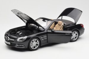 Mercedes SL R231 マグネタイトブラックメタリック Norev 1:18 B66960107 メタル - 画像 2/9
