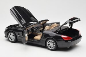 Mercedes SL R231 マグネタイトブラックメタリック Norev 1:18 B66960107 メタル - 画像 6/9