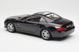 Mercedes SL R231 マグネタイトブラックメタリック Norev 1:18 B66960107 メタル - 画像 8/9