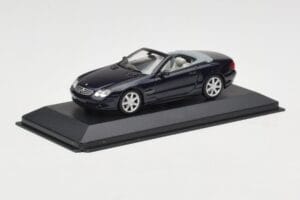 Mercedes SL500 R129 Dark Blue Metallic Minichamps 1:43 SL001 メタル - 画像 2/4