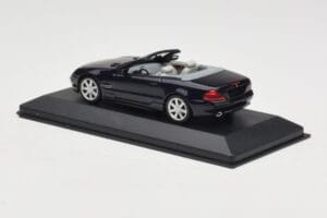 Mercedes SL500 R129 Dark Blue Metallic Minichamps 1:43 SL001 メタル - 画像 3/4