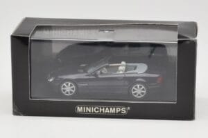 Mercedes SL500 R129 Dark Blue Metallic Minichamps 1:43 SL001 メタル - 画像 4/4