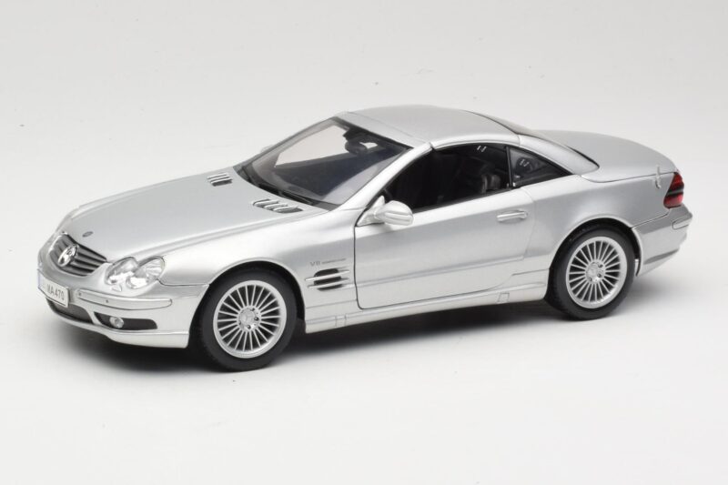 Mercedes SL55 AMG R230 シルバー Maisto 1:18 36894 メタル