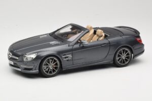 Mercedes SL65 AMG Black Series R230 Matte Black Maisto 1:18 36198 メタル