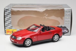 Mercedes SLK 230 R170 レッド Maisto 1:18 56023 メタル - 画像 9/9