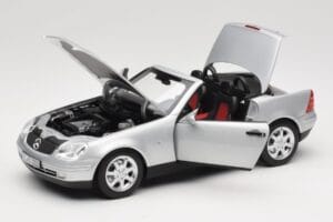 Mercedes SLK R170 Brilliant Silver Norev 1:18 183020 メタル - 画像 2/9