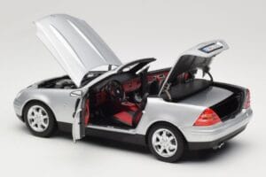 Mercedes SLK R170 Brilliant Silver Norev 1:18 183020 メタル - 画像 6/9
