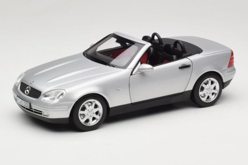 Mercedes SLK R170 Brilliant Silver Norev 1:18 183020 メタル