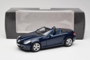 Mercedes SLK R171 ブルー Maisto 1:18 B66962190 メタル - 画像 8/8