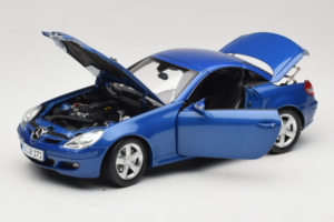 Mercedes SLK R171 Blue Metallic Minichamps 1:18 100033131 メタル - 画像 3/11