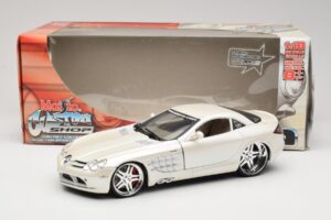Mercedes SLR McLaren C199 ホワイト Maisto 1:18 31068 メタル - 画像 8/8