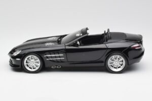 Mercedes SLR McLaren Roadster R199 Crystal Galaxit ブラック Minichamps 1:18 B66961004 メタル - 画像 4/8