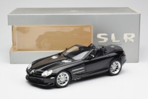 Mercedes SLR McLaren Roadster R199 Crystal Galaxit ブラック Minichamps 1:18 B66961004 メタル - 画像 8/8