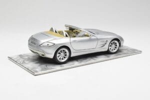 Mercedes SLR Vision Roadster リキッドシルバー Maisto 1:18 B66963208 メタル - 画像 3/8