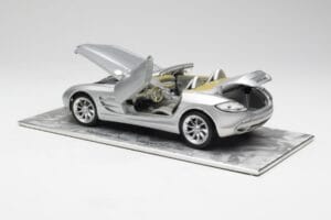 Mercedes SLR Vision Roadster リキッドシルバー Maisto 1:18 B66963208 メタル - 画像 5/8