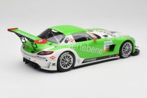 Mercedes AMG SLS C197 GT3 MS Racing #22 V. Sigacev / C. Stoll ADAC GT Masters 2011 Minichamps 1:18 151113102 メタル - 画像 2/6