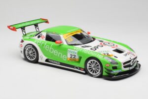 Mercedes AMG SLS C197 GT3 MS Racing #22 V. Sigacev / C. Stoll ADAC GT Masters 2011 Minichamps 1:18 151113102 メタル - 画像 4/6