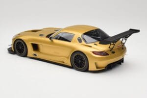 Mercedes AMG SLS C197 GT3 Street ゴールド Minichamps 1:18 151113106 メタル - 画像 5/6