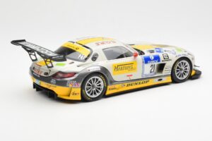 Mercedes SLS AMG GT3 #21 Rowe Racing Arnold / Roloff / Seyffarth / Jäger ADAC 24 Hours Nürburgring 2013 Minichamps 1:18 15113 - 画像 2/6