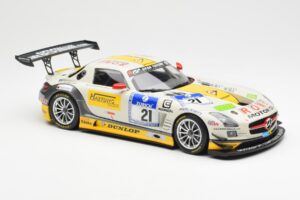 Mercedes SLS AMG GT3 #21 Rowe Racing Arnold / Roloff / Seyffarth / Jäger ADAC 24 Hours Nürburgring 2013 Minichamps 1:18 15113 - 画像 4/6