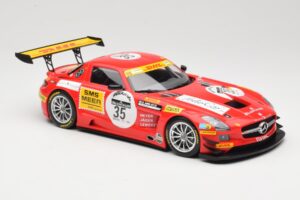 Mercedes SLS AMG GT3 #35 T. Heyer / T. Jager 24 Hours of Spa 2011 Minichamps 1:18 B66960196 メタル - 画像 4/6