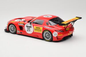 Mercedes SLS AMG GT3 #35 T. Heyer / T. Jager 24 Hours of Spa 2011 Minichamps 1:18 B66960196 メタル - 画像 5/6