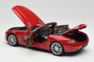 Mercedes SLS AMG R197 Roadster ル・マン レッド Minichamps 1:18 100039030 メタル - 画像 5/8