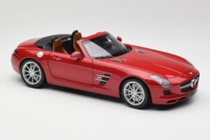 Mercedes SLS AMG R197 Roadster ル・マン レッド Minichamps 1:18 100039030 メタル - 画像 6/8