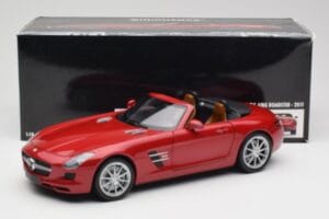 Mercedes SLS AMG R197 Roadster ル・マン レッド Minichamps 1:18 100039030 メタル - 画像 8/8