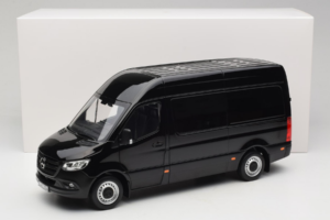 Mercedes Sprinter ブラック Norev 1:18 183041 メタル - 画像 8/8