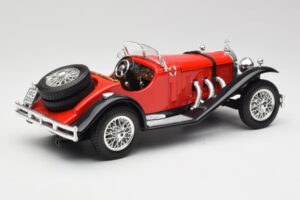 Mercedes SSK レッド & ブラック Bburago 1:18 3009-M1 メタル - 画像 2/6