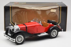 Mercedes SSK レッド & ブラック Bburago 1:18 3009-M1 メタル - 画像 6/6
