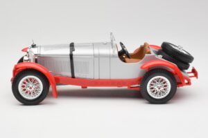 Mercedes SSK シルバー & レッド Bburago 1:18 3009-M2 メタル - 画像 3/6