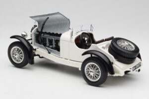 Mercedes SSKL ホワイト Bburago 1:18 3002 メタル - 画像 5/8